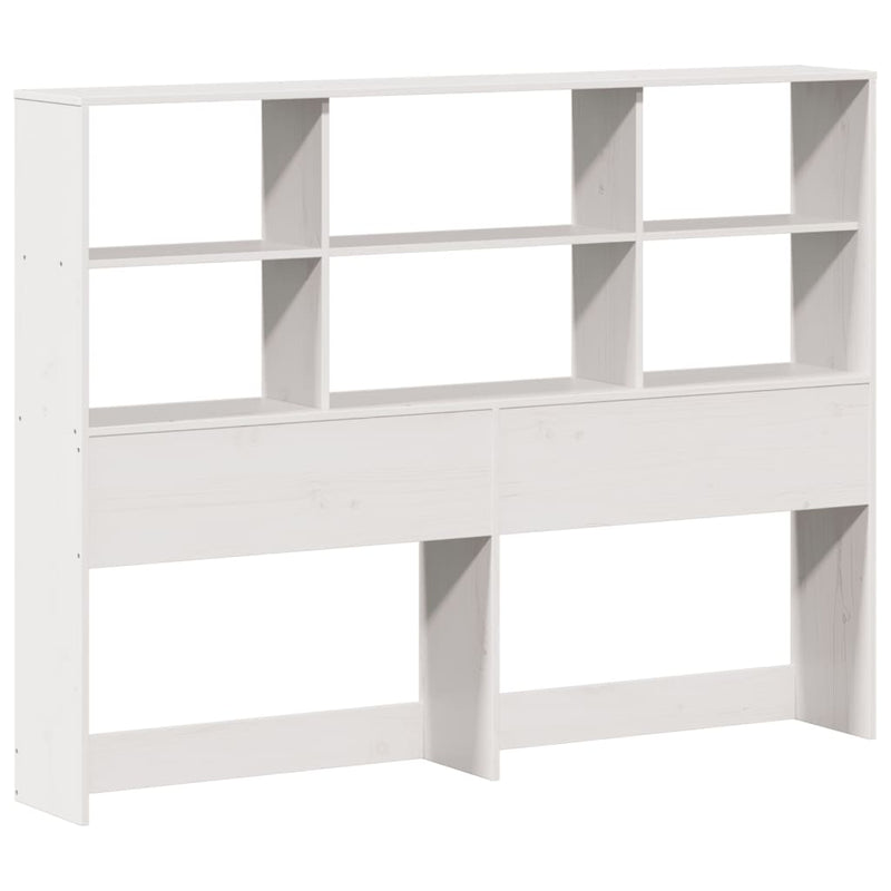 vidaXL fehér tömör fenyőfa ágy matrac nélkül 120 x 190 cm
