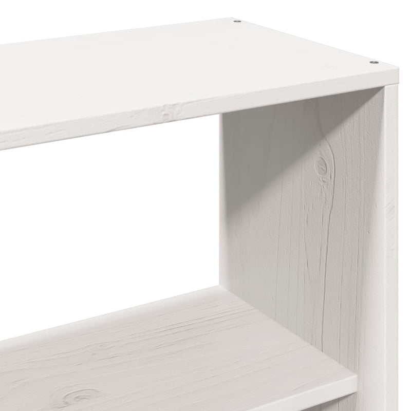 vidaXL fehér tömör fenyőfa ágy matrac nélkül 120 x 190 cm