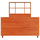 vidaXL viaszbarna tömör fenyőfa ágy matrac nélkül 75 x 190 cm