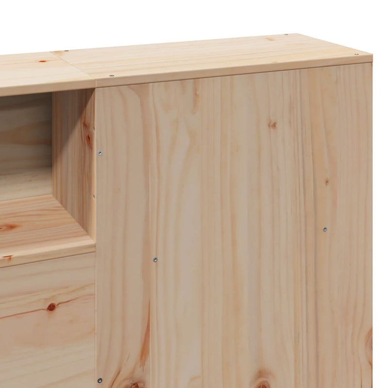 vidaXL tömör fenyőfa ágy matrac nélkül 180 x 200 cm