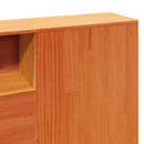 vidaXL viaszbarna tömör fenyőfa ágy matrac nélkül 180 x 200 cm