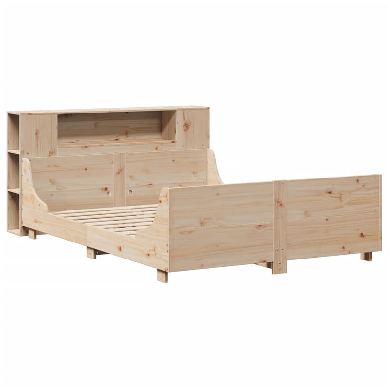 vidaXL tömör fenyőfa ágy matrac nélkül 160 x 200 cm