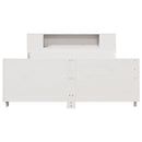 vidaXL fehér tömör fenyőfa ágy matrac nélkül 150 x 200 cm