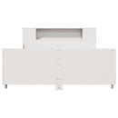 vidaXL fehér tömör fenyőfa ágy matrac nélkül 140 x 200 cm