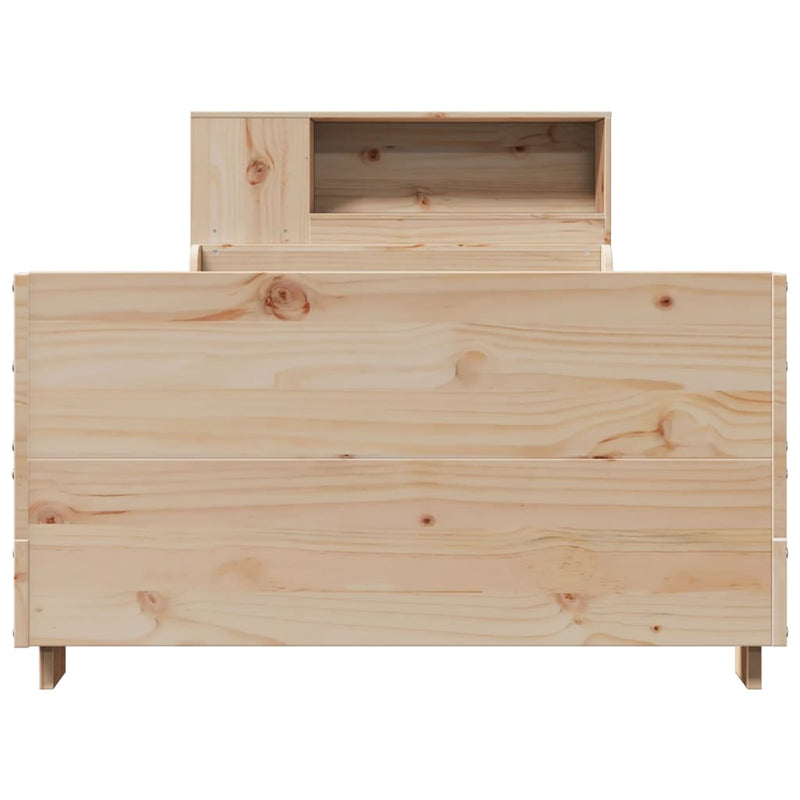 vidaXL tömör fenyőfa ágy matrac nélkül 75 x 190 cm