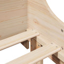 vidaXL tömör fenyőfa ágy matrac nélkül 75 x 190 cm