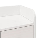 vidaXL fehér tömör fenyőfa könyvespolcos ágy matrac nélkül 90 x 200 cm