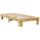 vidaXL ágykeret matrac nélkül 75x190 cm tömör fa tölgyfa