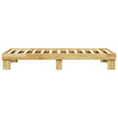 vidaXL ágykeret matrac nélkül 75x190 cm tömör fa tölgyfa