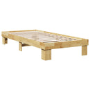 vidaXL ágykeret matrac nélkül 75x190 cm tömör fa tölgyfa