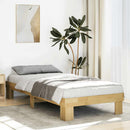 vidaXL ágykeret matrac nélkül 75x190 cm tömör fa tölgyfa