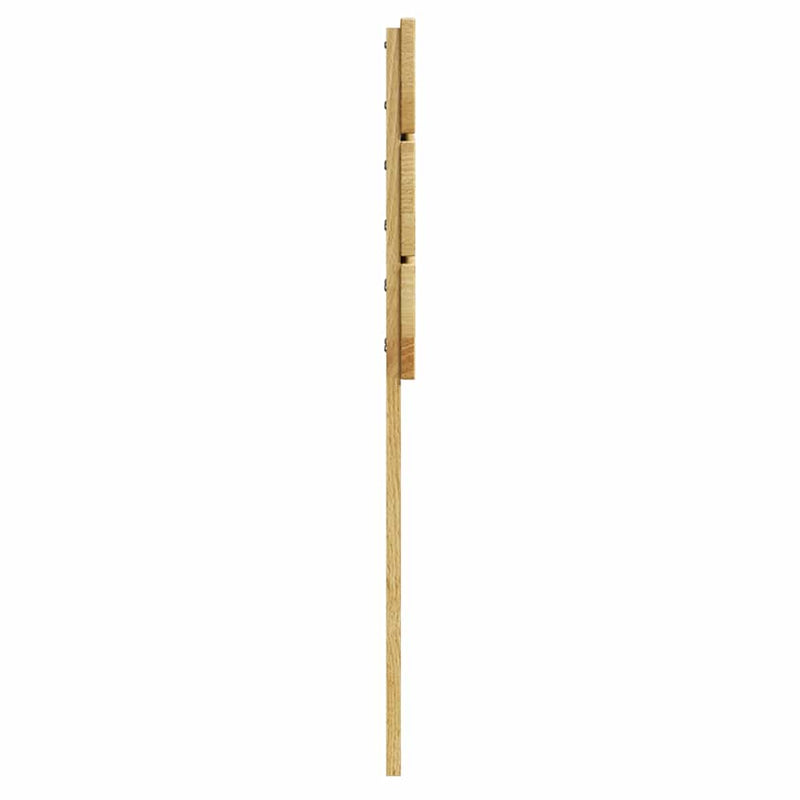vidaXL fejtámla 75 cm tömör fa tölgyfa