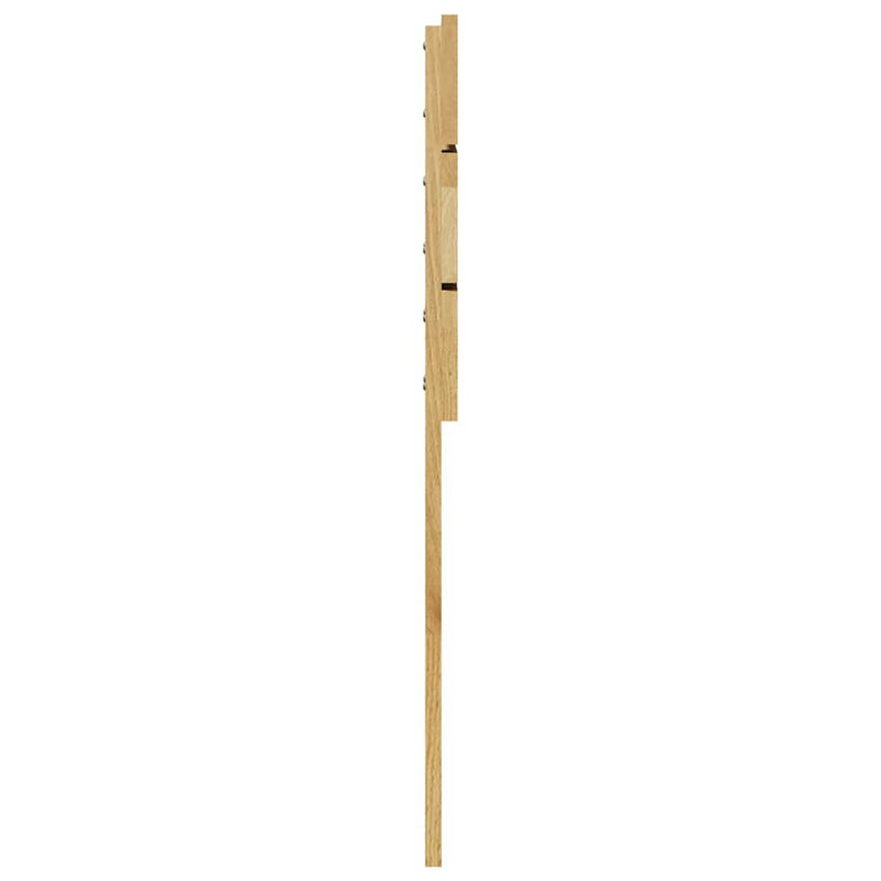 vidaXL tömör tölgyfa fejtámla 120 cm