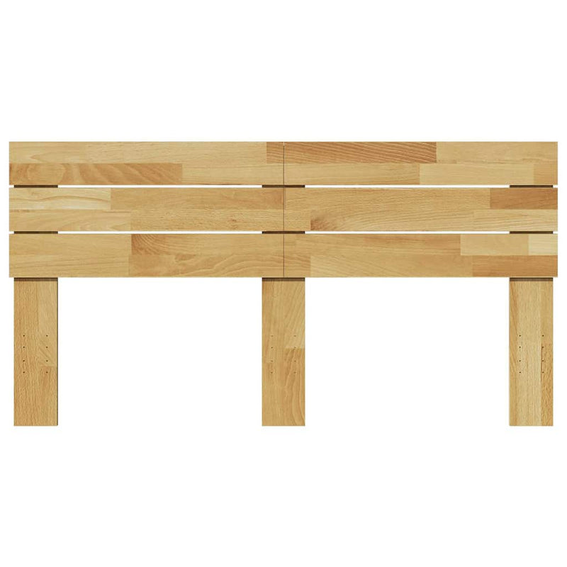 vidaXL tömör tölgyfa fejtámla 135 cm