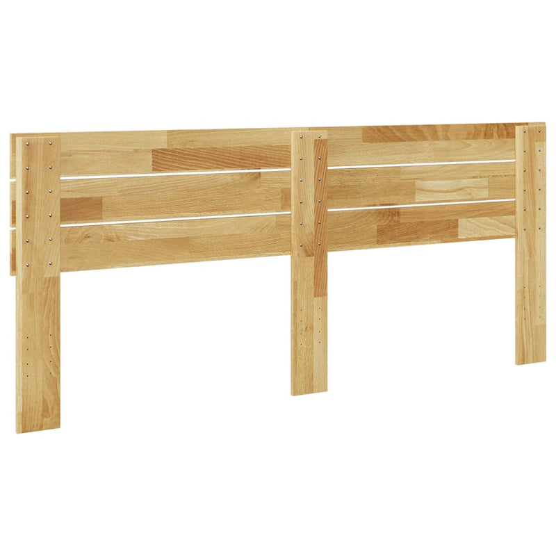 vidaXL tömör tölgyfa fejtámla 180 cm