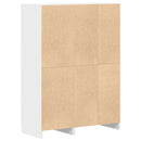 vidaXL 2 részes fehér szerelt fa Konyhai szekrénygarnitúrák