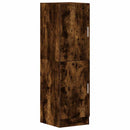 vidaXL 2 részes füstös tölgy színű szerelt fa konyhaszekrény garnitúra