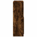 vidaXL 2 részes füstös tölgy színű szerelt fa konyhaszekrény garnitúra