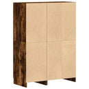 vidaXL 2 részes füstös tölgy színű szerelt fa konyhaszekrény garnitúra