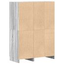 vidaXL 2 részes szürke sonoma színű konyhaszekrény garnitúra