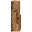 vidaXL 2 részes antik fa szerelt fa konyhaszekrény garnitúra