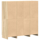 vidaXL 3 részes sonoma tölgy színű szerelt fa konyhaszekrény garnitúra