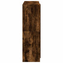 vidaXL 3 részes füstös tölgy színű szerelt fa konyhaszekrény garnitúra