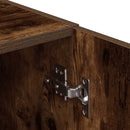 vidaXL 3 részes füstös tölgy színű szerelt fa konyhaszekrény garnitúra