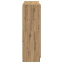 vidaXL 3 részes kézműves tölgy szerelt fa konyhaszekrény garnitúra