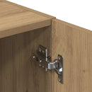 vidaXL 3 részes kézműves tölgy szerelt fa konyhaszekrény garnitúra