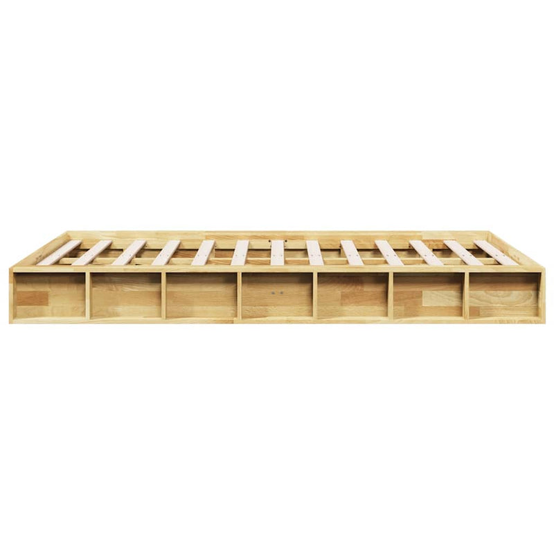 vidaXL ágykeret matrac nélkül 120x200 cm tömör fa tölgyfa