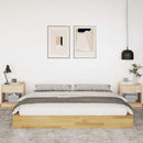 vidaXL ágykeret matrac nélkül 180x200 cm tömör fa tölgyfa