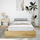 vidaXL ágykeret matrac nélkül 75x190 cm tömör fa tölgyfa