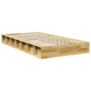 vidaXL ágykeret matrac nélkül 75x190 cm tömör fa tölgyfa