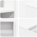 vidaXL fehér, rétegelt fa recepciós asztal 100 x 50 x 103,5 cm