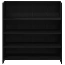 vidaXL fekete tölgyfa recepciósasztal 100 x 50 x 103,5 cm