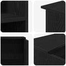 vidaXL fekete tölgyfa recepciósasztal 100 x 50 x 103,5 cm