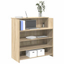 vidaXL sonoma tölgyfa recepciósasztal 100 x 50 x 103,5 cm