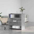 vidaXL recepciós pult betonszürke 100x50x103,5 cm szerelt fa