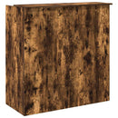 vidaXL recepciós pult füstös tölgy 100x50x103,5 cm szerelt fa
