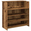 vidaXL recepciós pult antik fa 100x50x103,5 cm szerelt fa