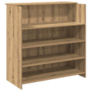 vidaXL recepciós pult kézműves tölgy 100x50x103,5 cm szerelt fa