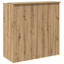 vidaXL recepciós pult kézműves tölgy 100x50x103,5 cm szerelt fa