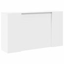 vidaXL fehér, rétegelt fa recepciós asztal 180 x 50 x 103,5 cm