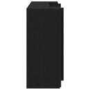 vidaXL fekete tölgyfa recepciósasztal 180 x 50 x 103,5 cm
