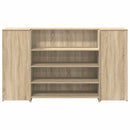 vidaXL recepciós pult sonoma tölgy 180x50x103,5 cm szerelt fa