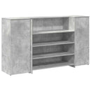 vidaXL recepciós pult betonszürke 180x50x103,5 cm szerelt fa