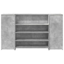 vidaXL recepciós pult betonszürke 180x50x103,5 cm szerelt fa