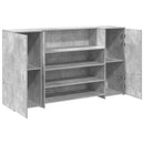 vidaXL recepciós pult betonszürke 180x50x103,5 cm szerelt fa