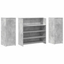 vidaXL recepciós pult betonszürke 180x50x103,5 cm szerelt fa
